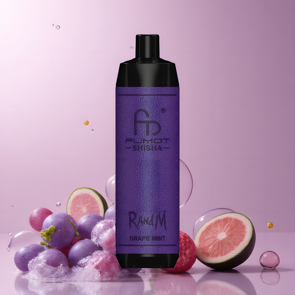 RandM Fumot Shisha 10000 Puffs Disposable Vape Grossister Sverige med 18ml E-liquid 850 mAh Batteri  Type-C Port