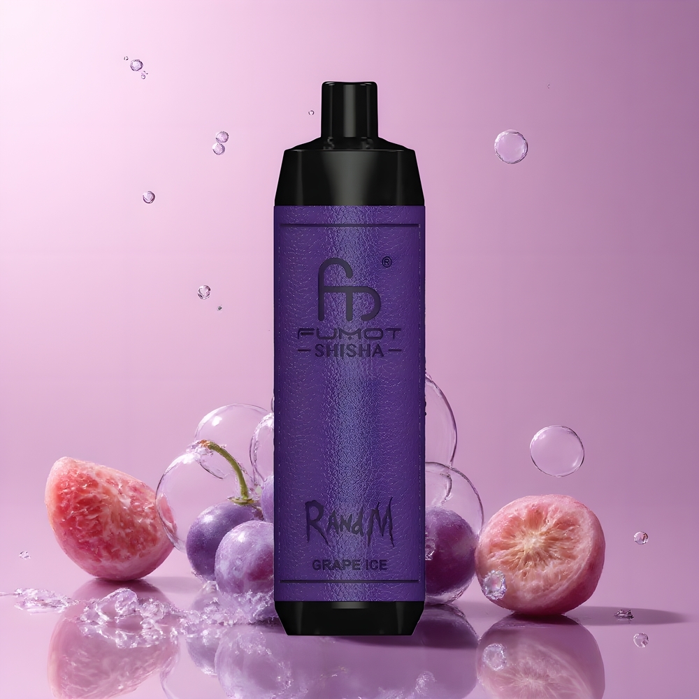 RandM Fumot Shisha 10000 Puffs Disposable Vape Grossister Sverige med 18ml Prefilled E-liquid 850 mAh Battery  Type-C Port