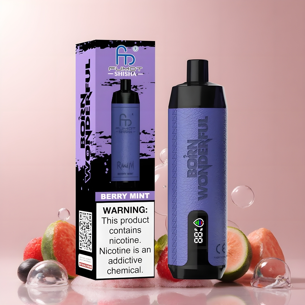 RandM Fumot Shisha 10000 Puffs Disposable Vape grossister Sverige med 18ml Prefilled E-liquid 850 mAh Batteri  06ohm Mesh Coil