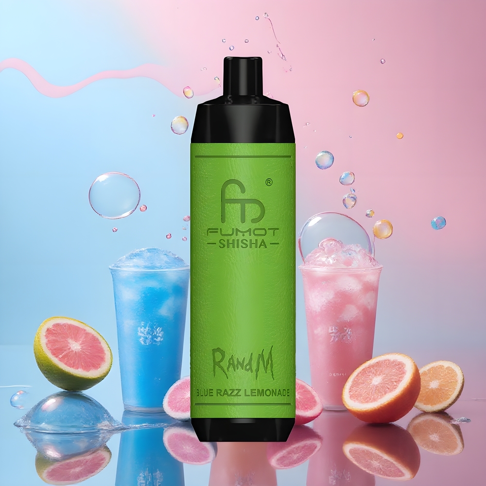 RandM Fumot Shisha 10000 Puffs Disposable Vape med LED-indikator 18ml e-vätska  850 mAh-batteri grossister Sverige