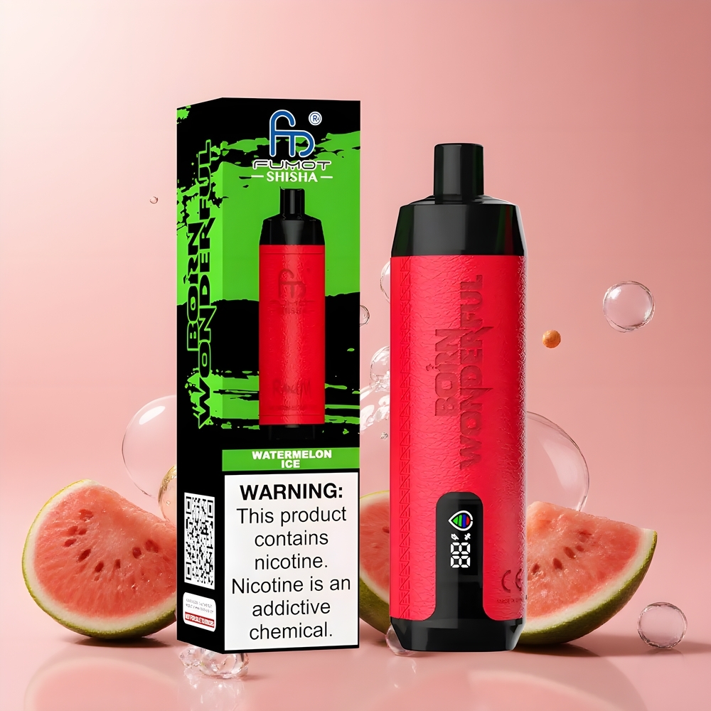 RandM Fumot Shisha 10000 Puffs Disposable Vape med LED-indikator 18ml e-vätska  850 mAh-batteri grossister Sverige