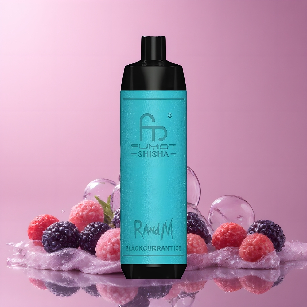 RandM Fumot Shisha 10000 Puffs Disposable Vape med LED-indikator 18ml e-vätska 850 mAh batteri grossister Sverige
