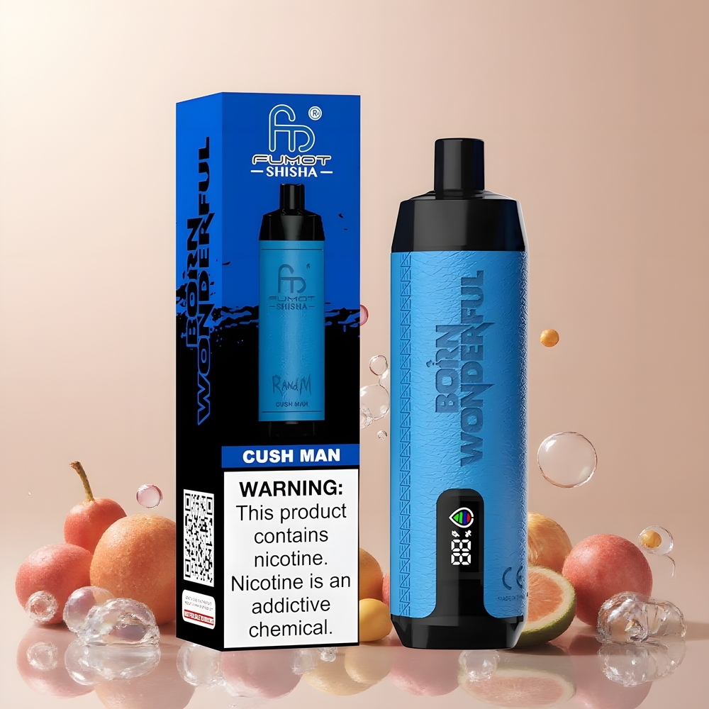 RandM Fumot Shisha 10000 Puffs Disposable Vape med LED-indikator 18ml e-vätska 850 mAh batteri – grossister Sverige