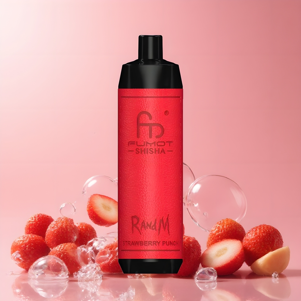 RandM Fumot Shisha 10000 Puffs Grossister Sverige Disposable Vape med 18ml E-vätska 850 mAh Batteri  Type-C Port