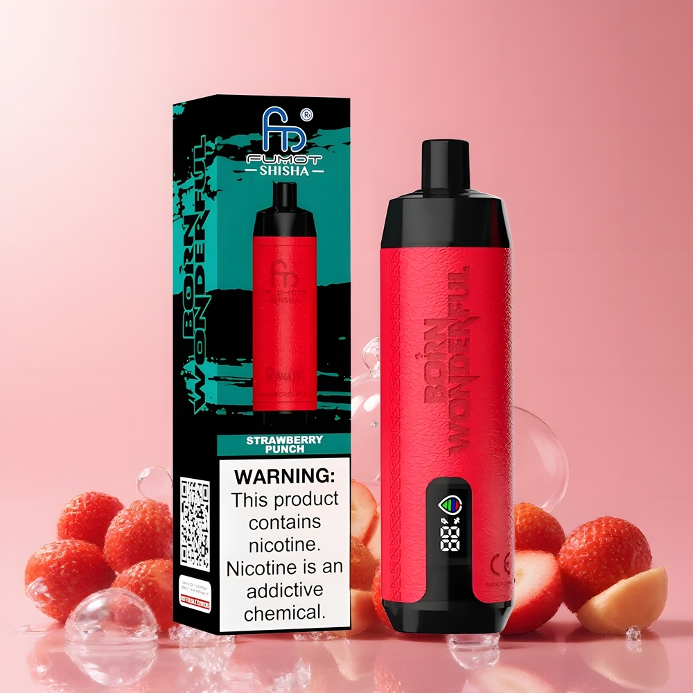 RandM Fumot Shisha 10000 Puffs Grossister Sverige Disposable Vape med 18ml E-vätska 850 mAh Batteri  Type-C Port