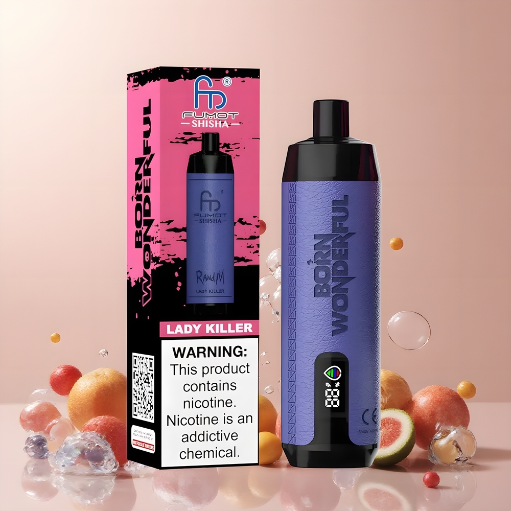 RandM Fumot Shisha 10000 Puffs Grossister Sverige – 18ml E-liquid 850 mAh Battery 06ohm Mesh Coil Type-C Port