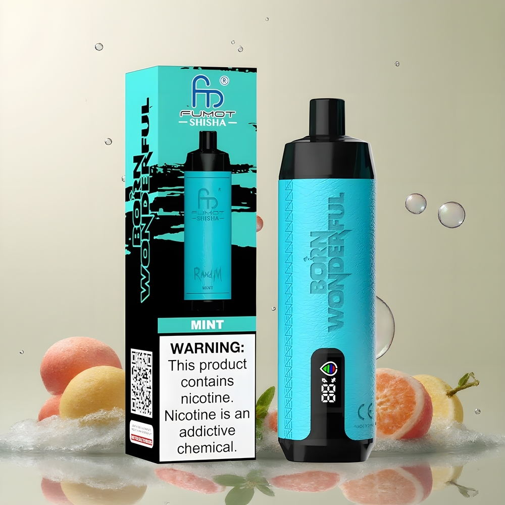 RandM Fumot Shisha 10000 Puffs Grossister Sverige – 18ml E-liquid 850 mAh Type-C 05 Nikotin