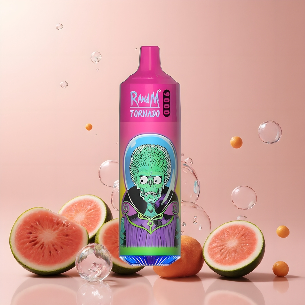 RandM Tornado 9000 Puffs - 18 mL E-liquid Mesh Coil 54 Smaker grossister Sverige