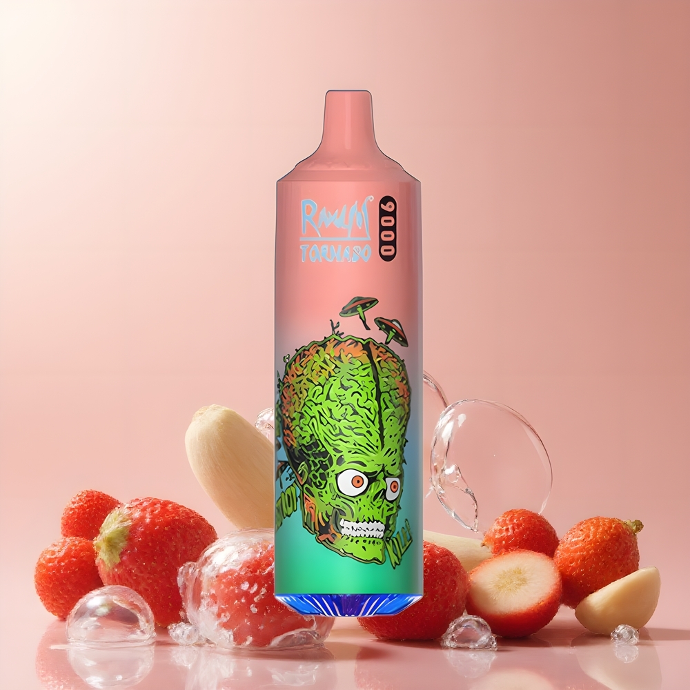 RandM Tornado 9000 Puffs grossister Sverige med 18 mL E-liquid 850 mAh Batteri och Mesh Coil