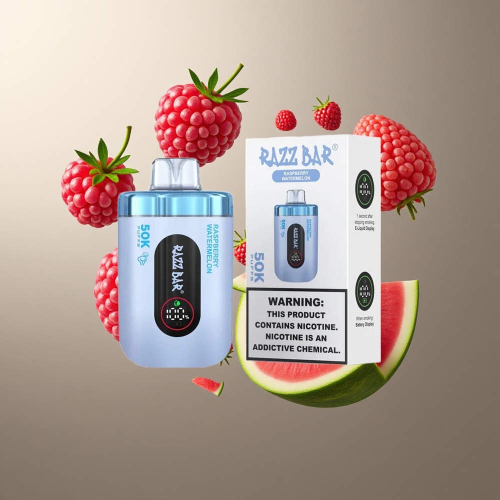 Razz Bar 50K Puffs 650 Mah Batteri Type-C Laddbar 2 Nikotin grossister Sverige