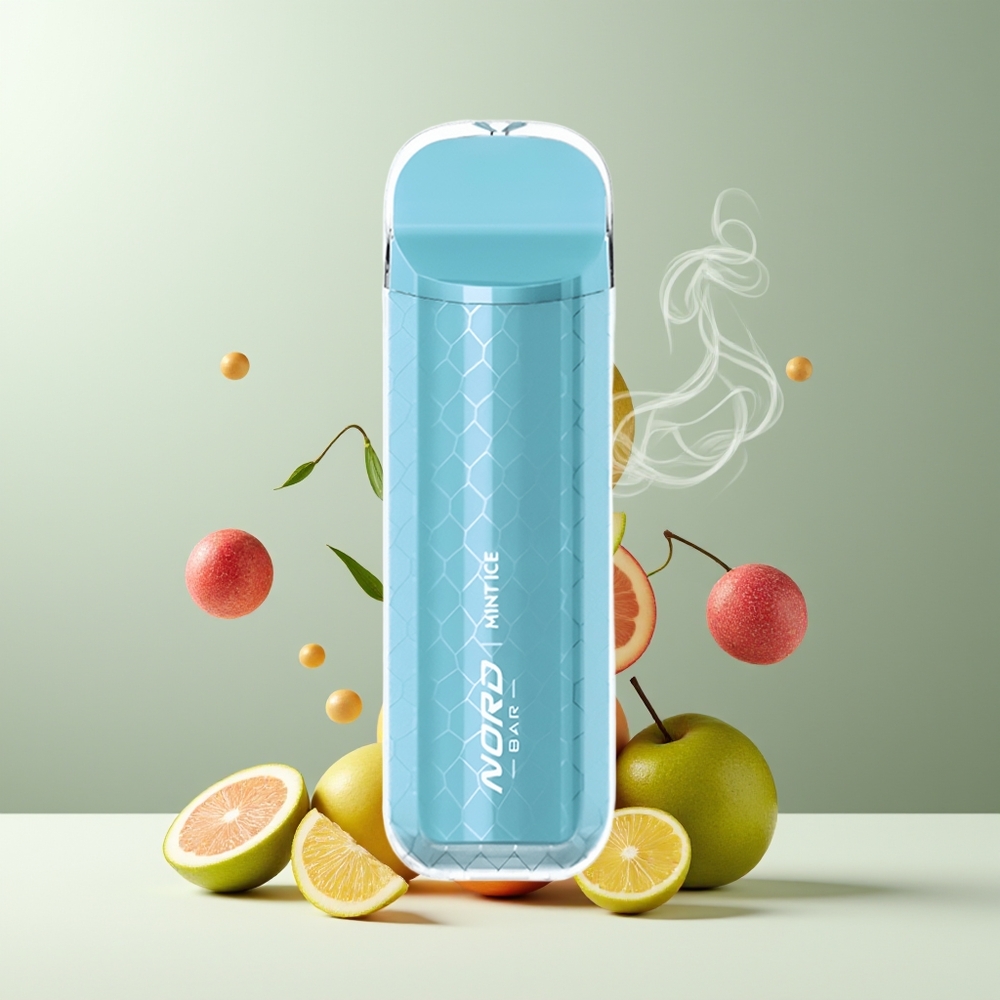 SMOK NORD BAR 4000 Puffs 85ml 50mg/ml Engangs Vape grossister Sverige Mynteis