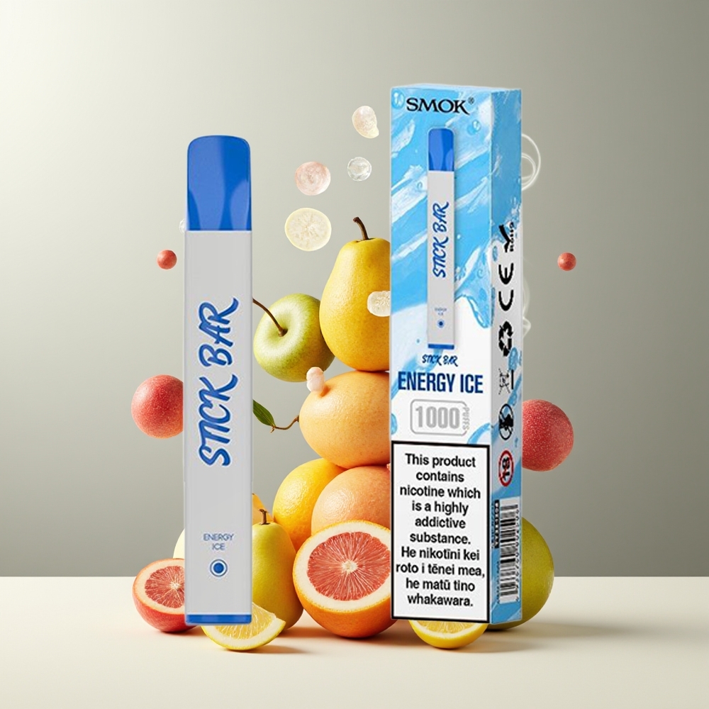 SMOK Stick Bar 1000 Puffs Grossister Sverige – 550mAh Batteri 16 Ohm Rostfritt Stål