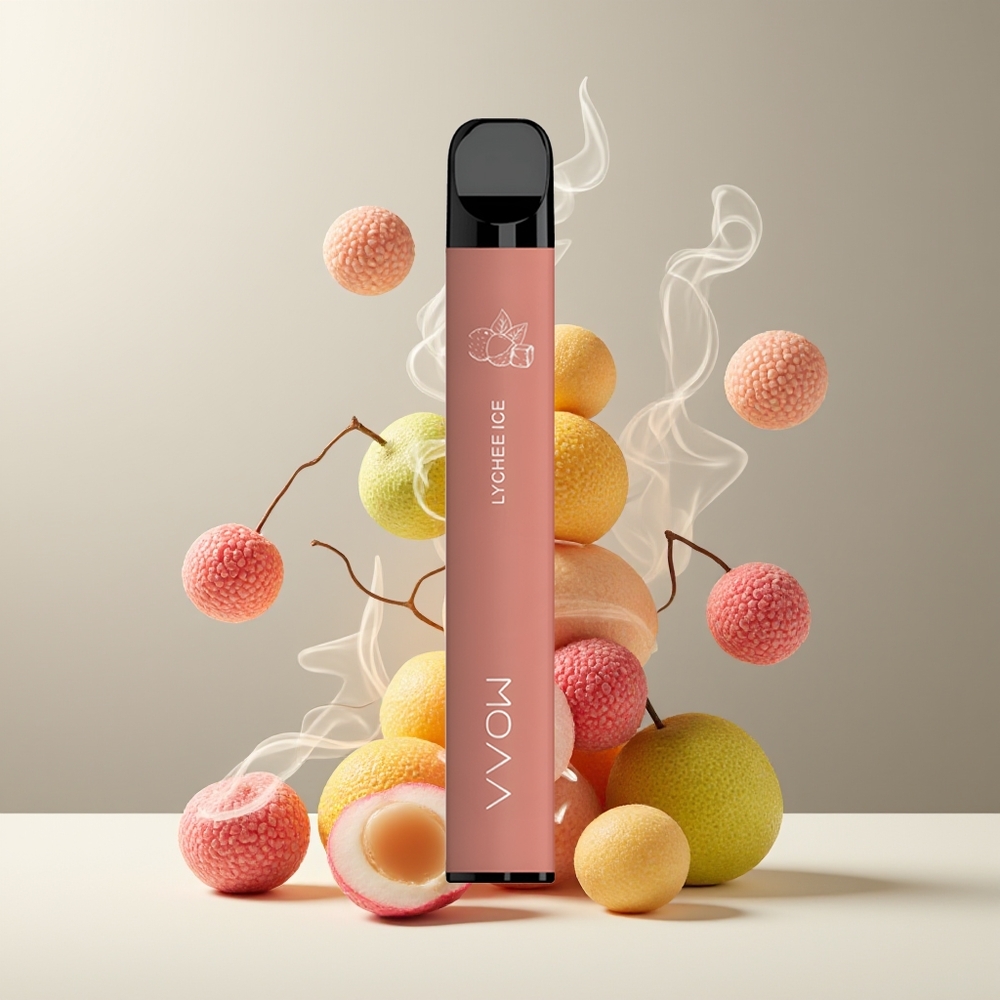 SMOK VVOW 600 Puffs 2ml 500mAh Grossister Sverige Engangs Vape Lychee-is