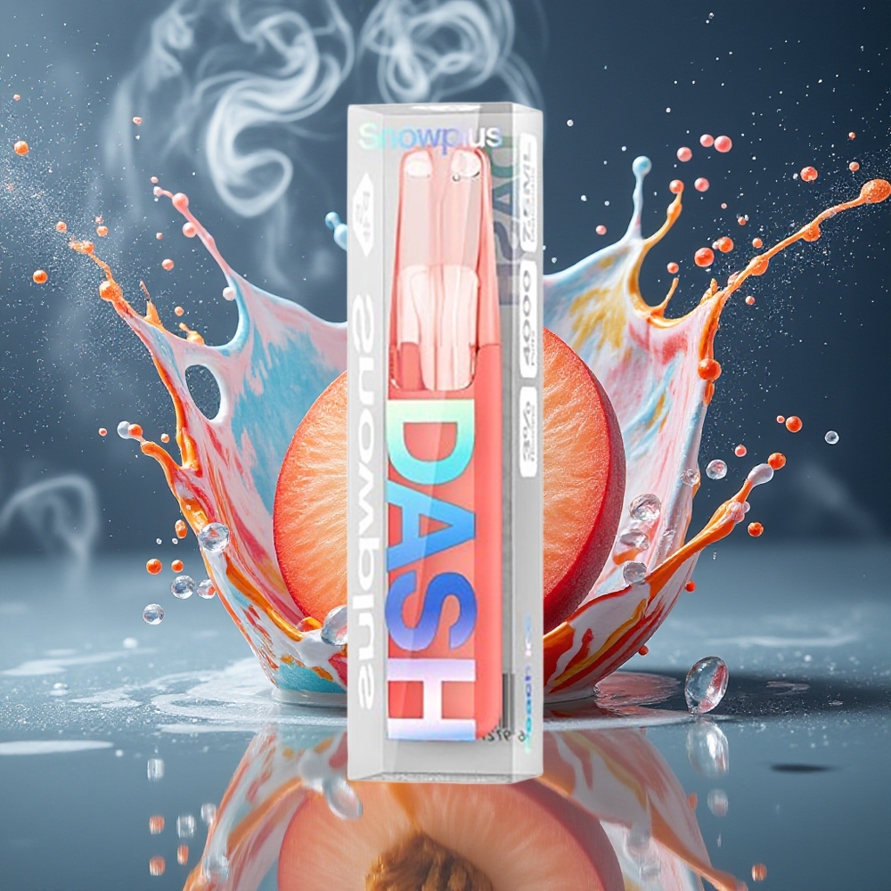 Snowplus Dash 4000 Puffs 75 ml Ceramic Atomizer 530 mAh grossister Sverige