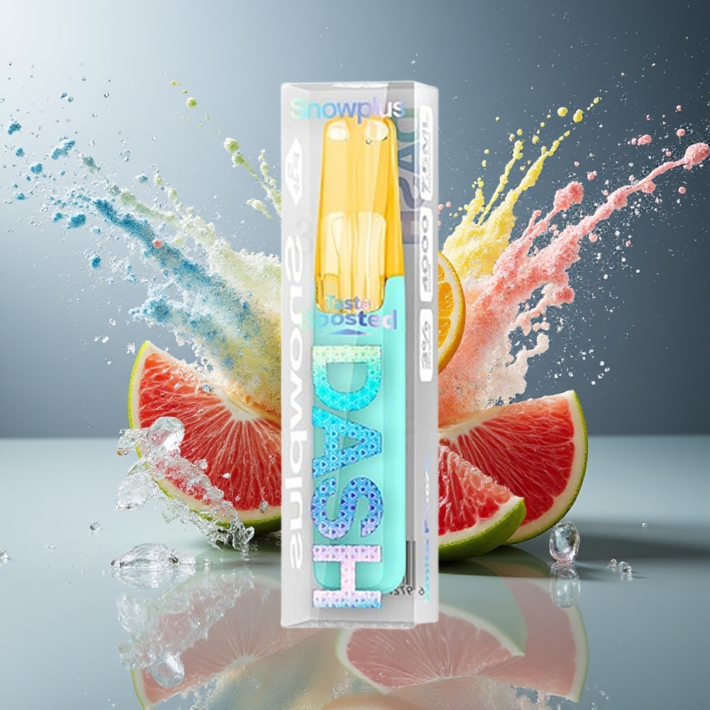 Snowplus Dash 4000 Puffs Disposable Device - Ceramic Atomizer 530 mAh 75 ml E-liquid grossister Sverige