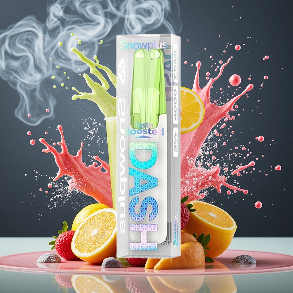Snowplus Dash 4000 Puffs Disposable Device – 530 mAh batteri 75 ml e-vätska 3/5 nikotin – grossister Sverige