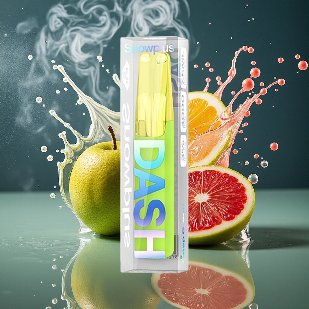 Snowplus Dash 4000 Puffs Disposable Device – 75 ml E-vätska 4000 puffar Keramisk Atomizer grossister Sverige