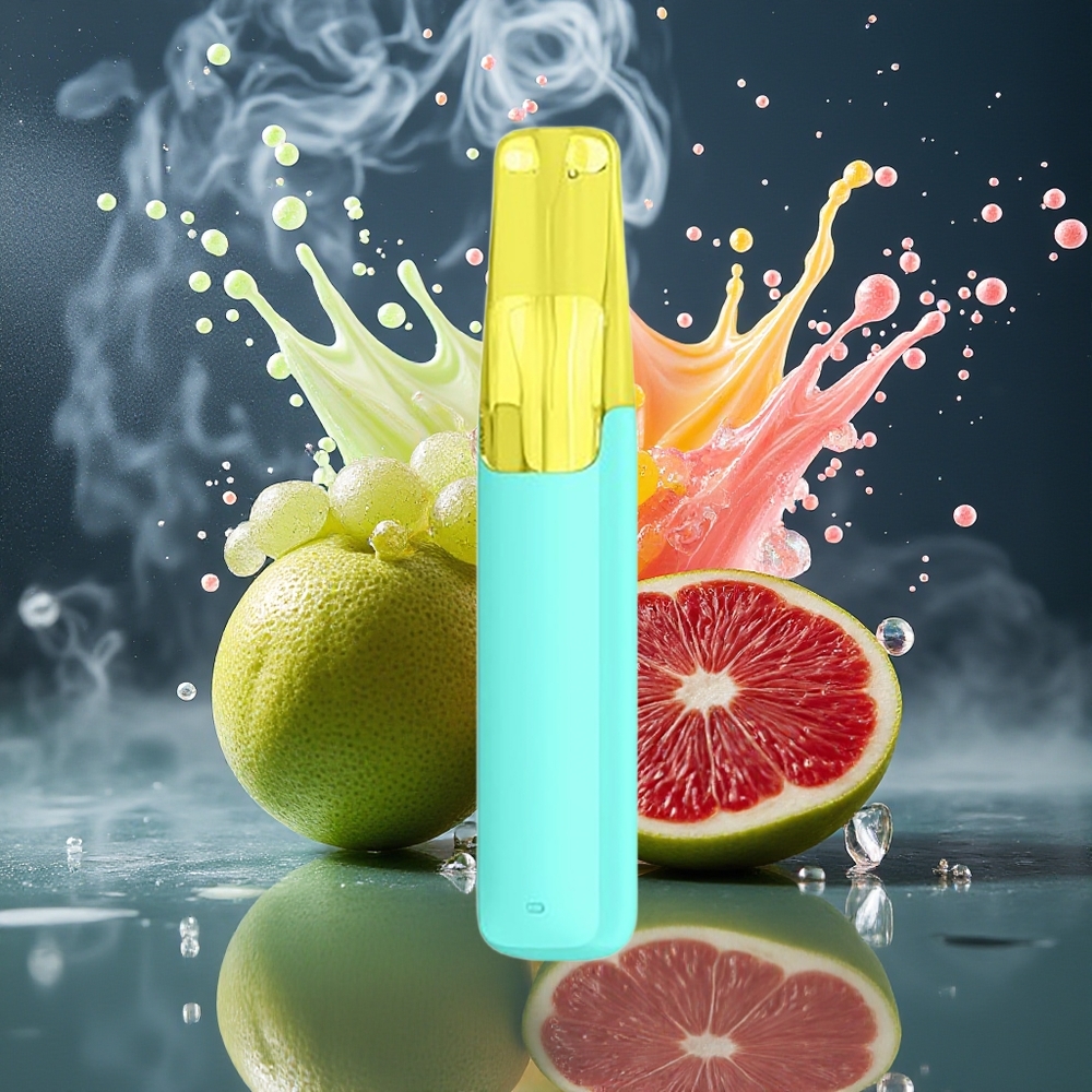 Snowplus Dash 4000 Puffs Disposable Device – Ceramic Atomizer 530 mAh 75 ml E-liquid grossister Sverige Gröna druvor