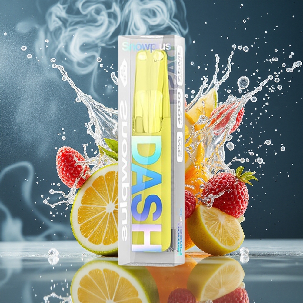 Snowplus Dash 4000 Puffs Disposable Device – Ceramic Atomizer 530 mAh Batteri 75 ml E-vätska – Grossister Sverige