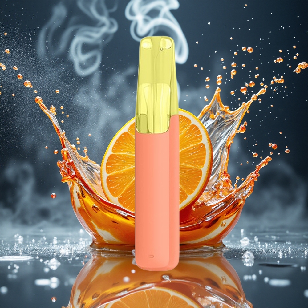 Snowplus Dash 4000 Puffs Grossister Sverige – Ceramic Atomizer 530 mAh 75 ml 3/5 Nikotin Apelsinläsk
