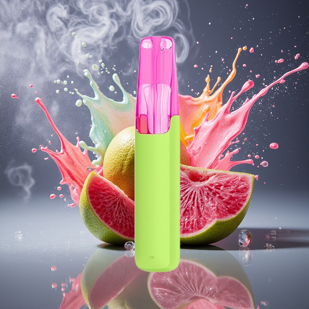 Snowplus Dash 4000 Puffs Grossister Sverige – Ceramic Atomizer 530 mAh 75 ml 3/5 Nikotin Rosa guava