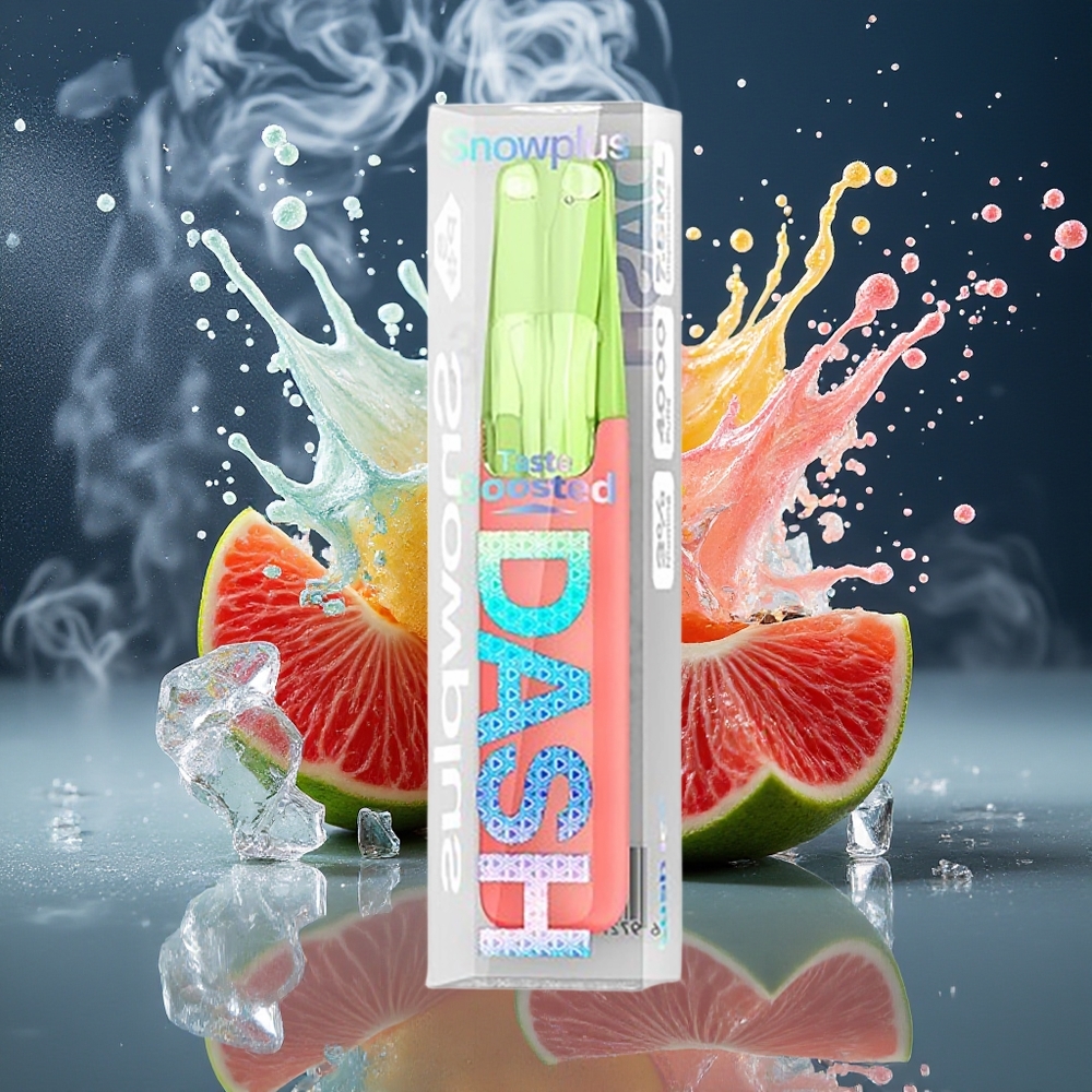 Snowplus Dash 4000 Puffs Grossister Sverige – Keramisk Atomizer 530 mAh 75 ml E-vätska 3/5 Nikotin