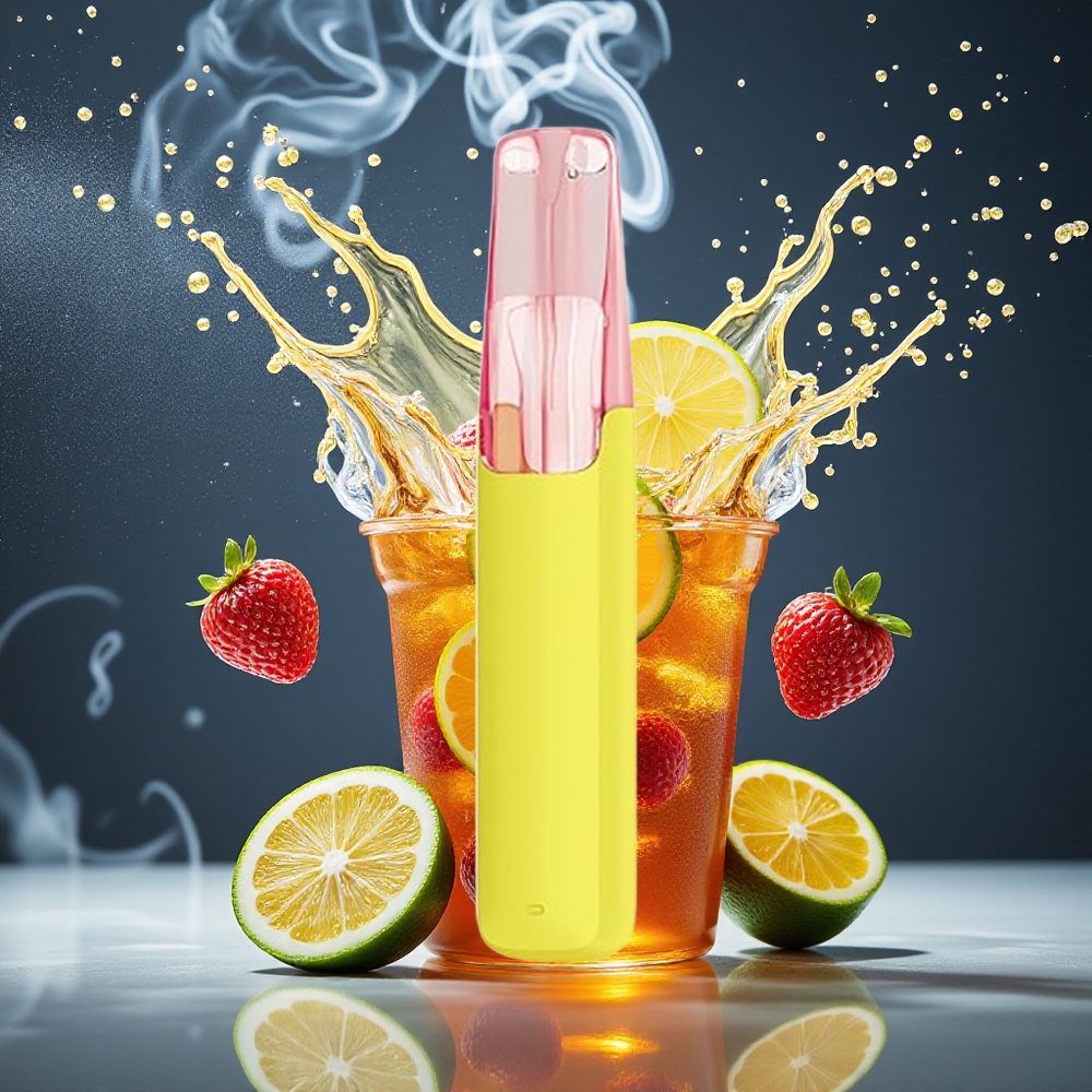 Snowplus Dash 4000 Puffs Grossister Sverige – Keramisk Atomizer 530 mAh 75 ml E-vätska Citroniste