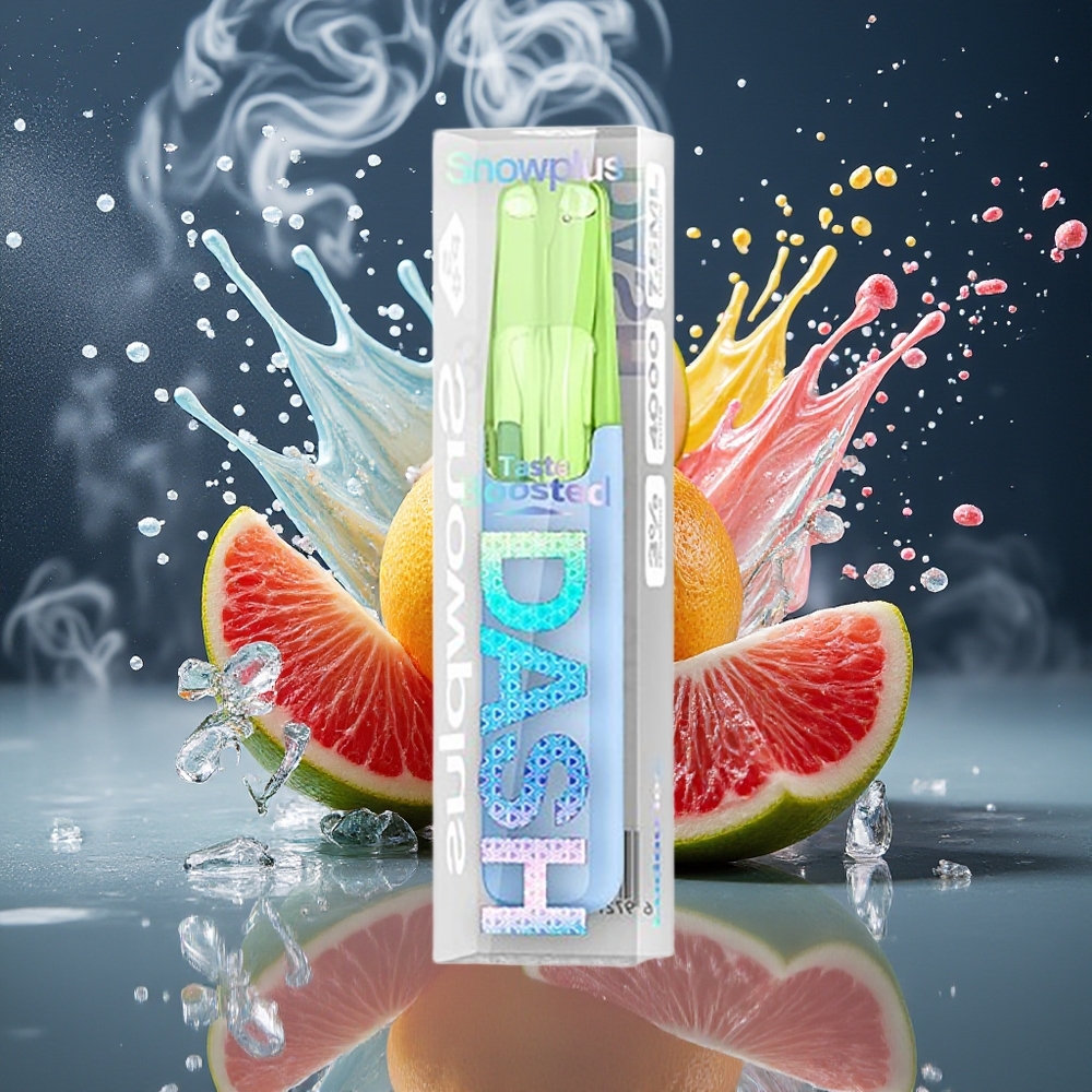Snowplus Dash 4000 Puffs Grossister Sverige – Keramisk Atomizer 530 mAh Batteri 75 ml E-vätska