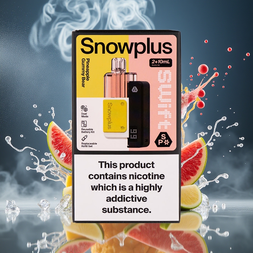 Snowplus Swift 5000 Puffs Prefilled Pod Kit grossister Sverige – 1000 mAh Dual Mesh 2+10 ml 2 nikotin