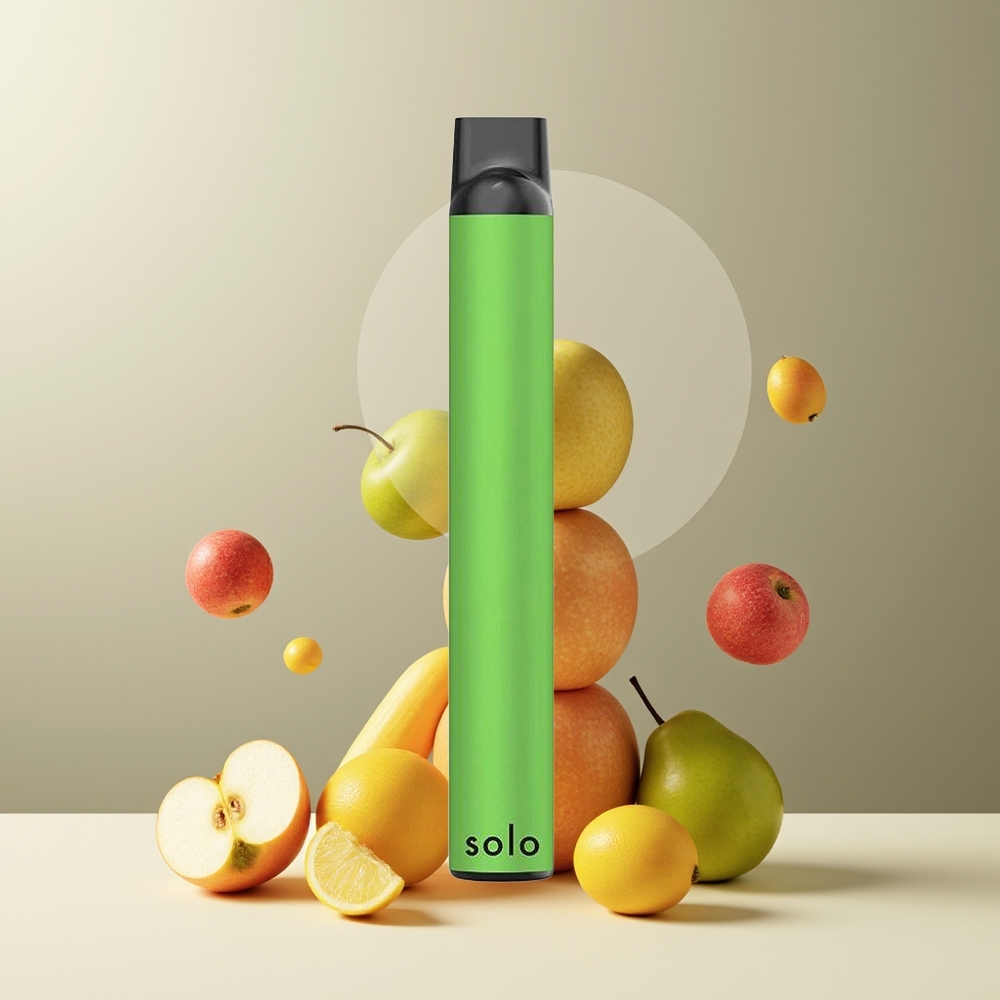 Solo 1000 Puffs Engangs Vape - Mesh Coil 35ml E-liquid 550mAh Battery grossister Sverige