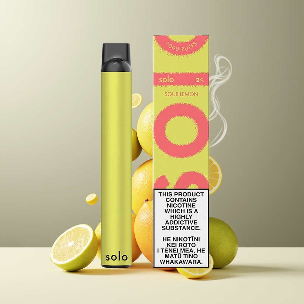 Solo 1000 Puffs Engangs Vape 35ml 550mAh Mesh Coil grossister Sverige