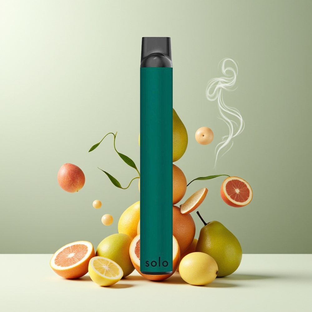 Solo 1000 Puffs Engangs Vape Grossister Sverige – Mesh Coil 35ml E-vätska 550mAh