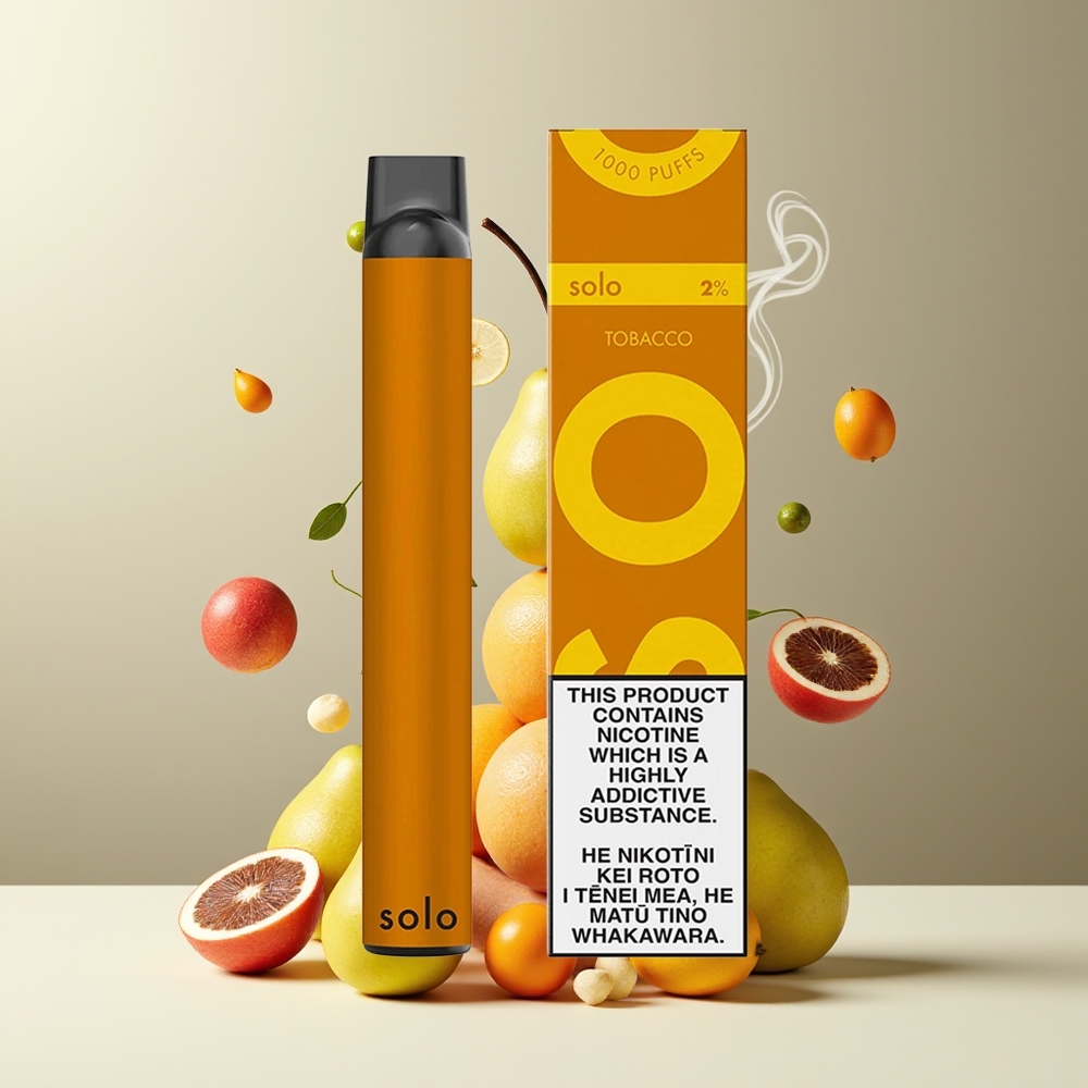 Solo 1000 Puffs Engangs Vape Mesh Coil 35ml 550mAh grossister Sverige Tobak