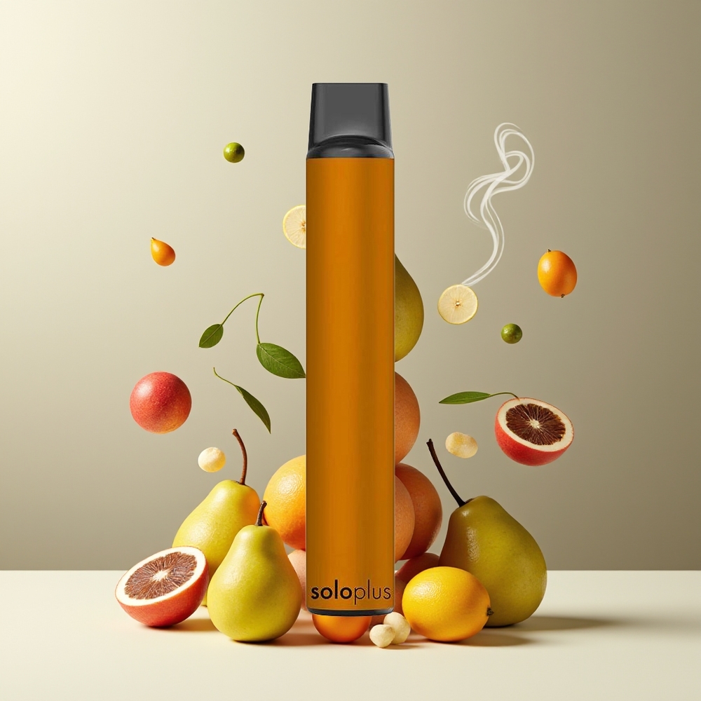 Solo Plus 2800 Puffs Engangs Vape Grossister Sverige – Mesh Coil 65ml E-liquid 950mAh Battery