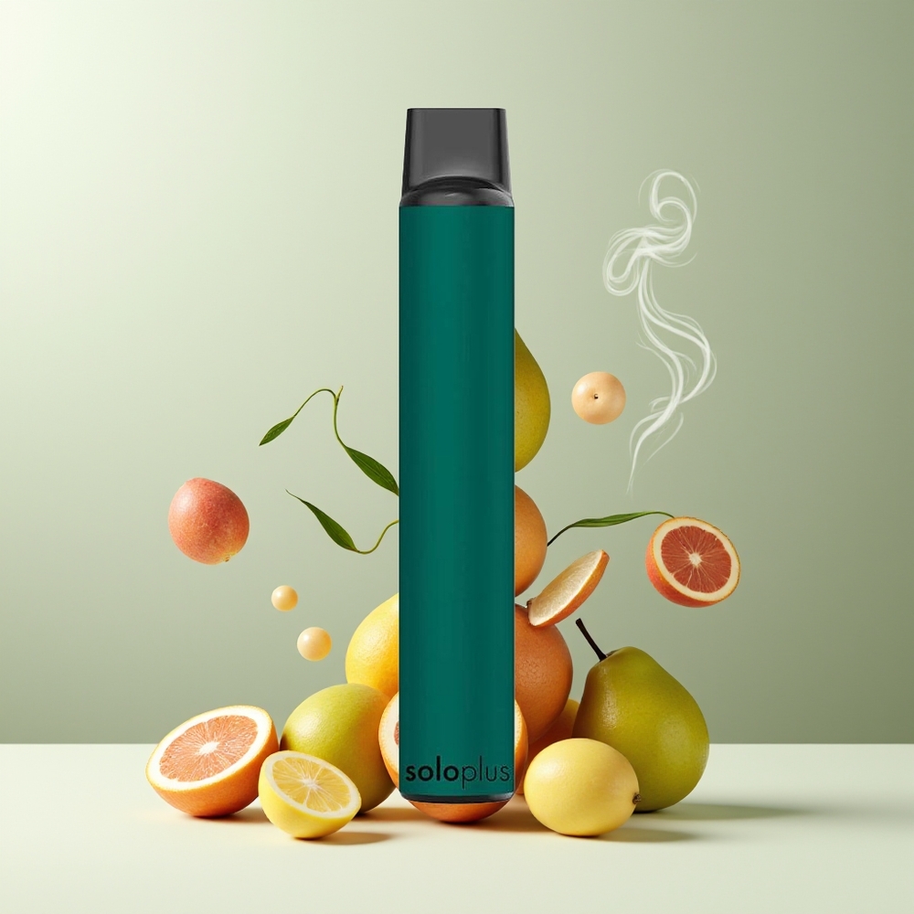 Solo Plus 2800 Puffs Engangs Vape Mesh Coil 65ml 950mAh grossister Sverige Mynte