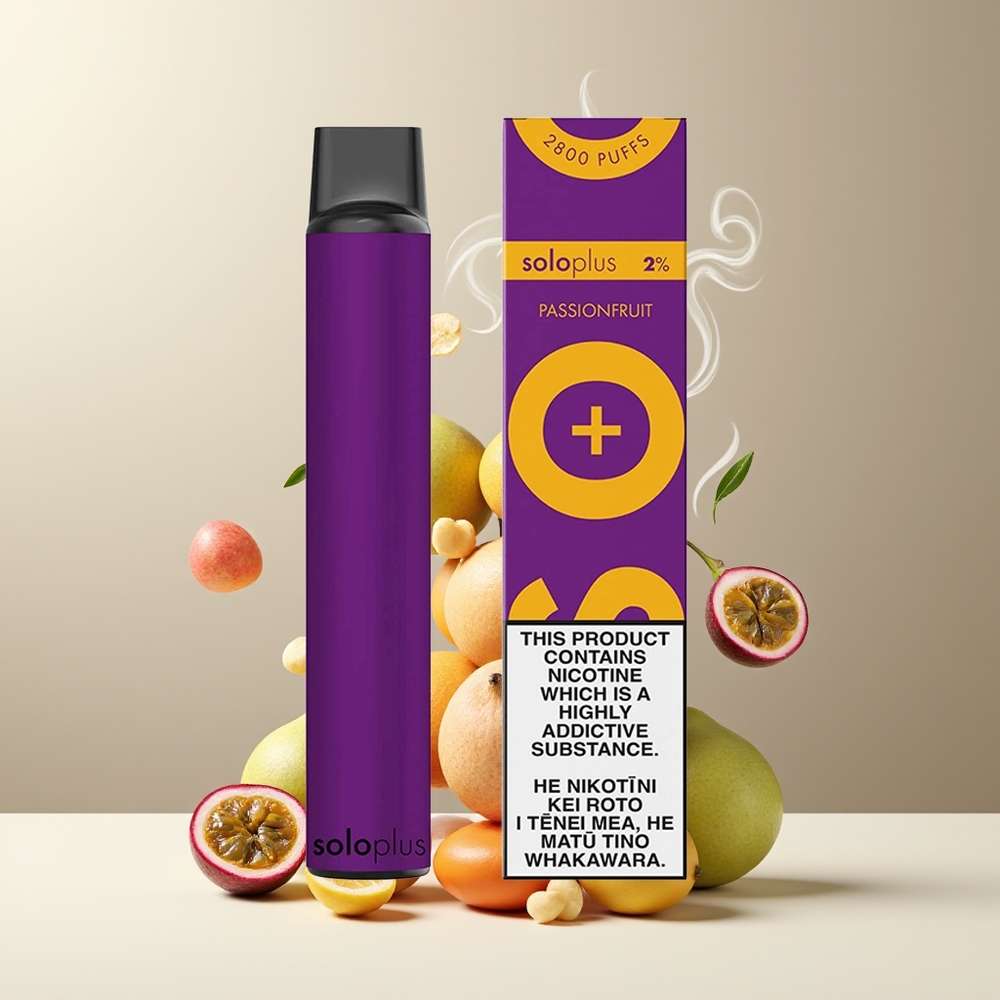 Solo Plus 2800 Puffs Engangs Vape med Mesh Coil 65ml 950mAh grossister Sverige