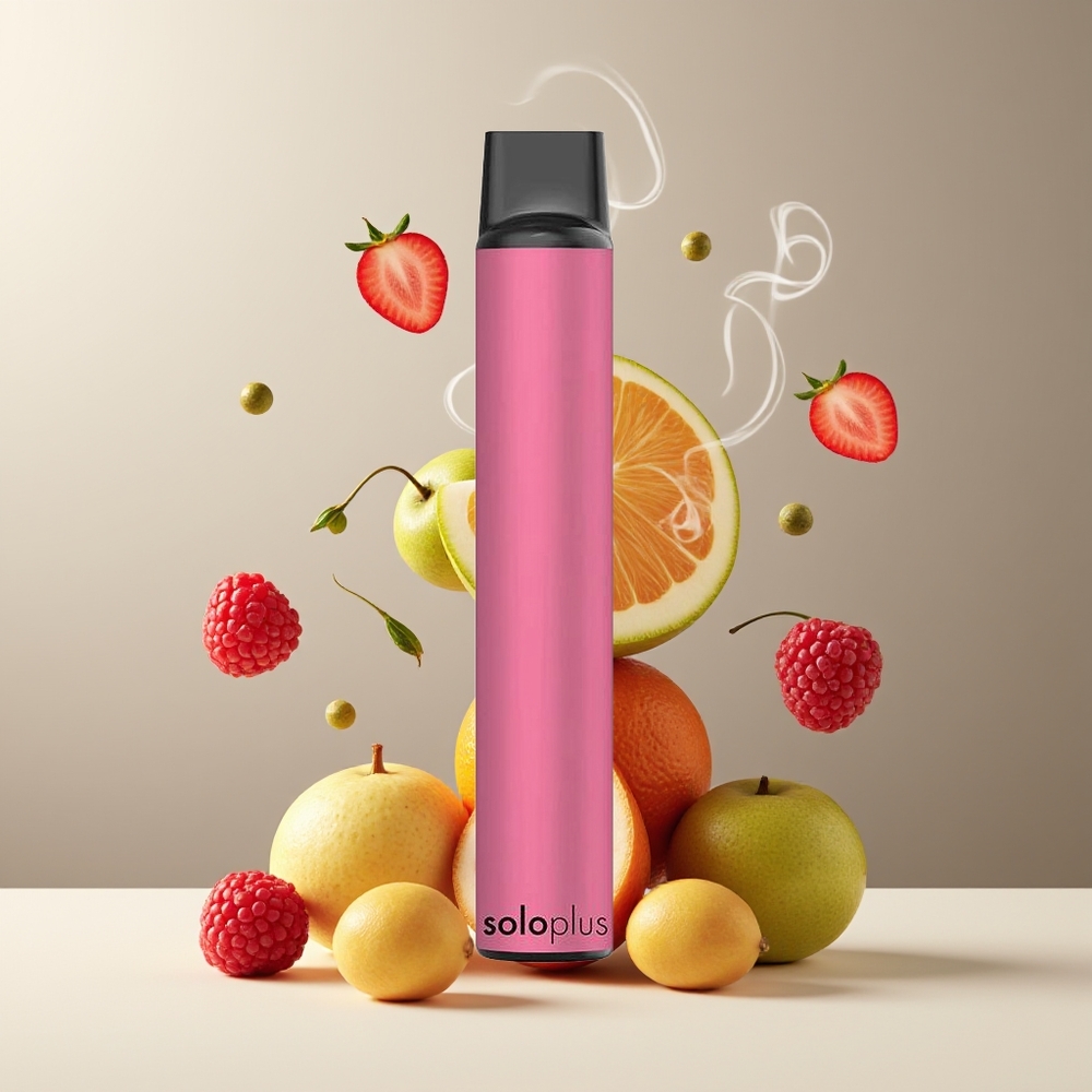 Solo Plus 2800 Puffs Mesh Coil 65ml Engangs Vape 950mAh grossister Sverige