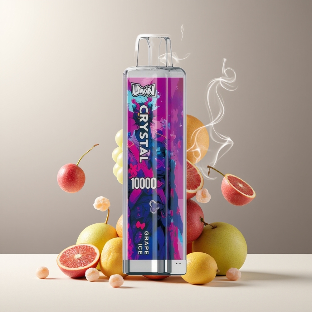 UWIN Crystal 10000 Puffs 18ml 650mAh Type-C Grossister Sverige