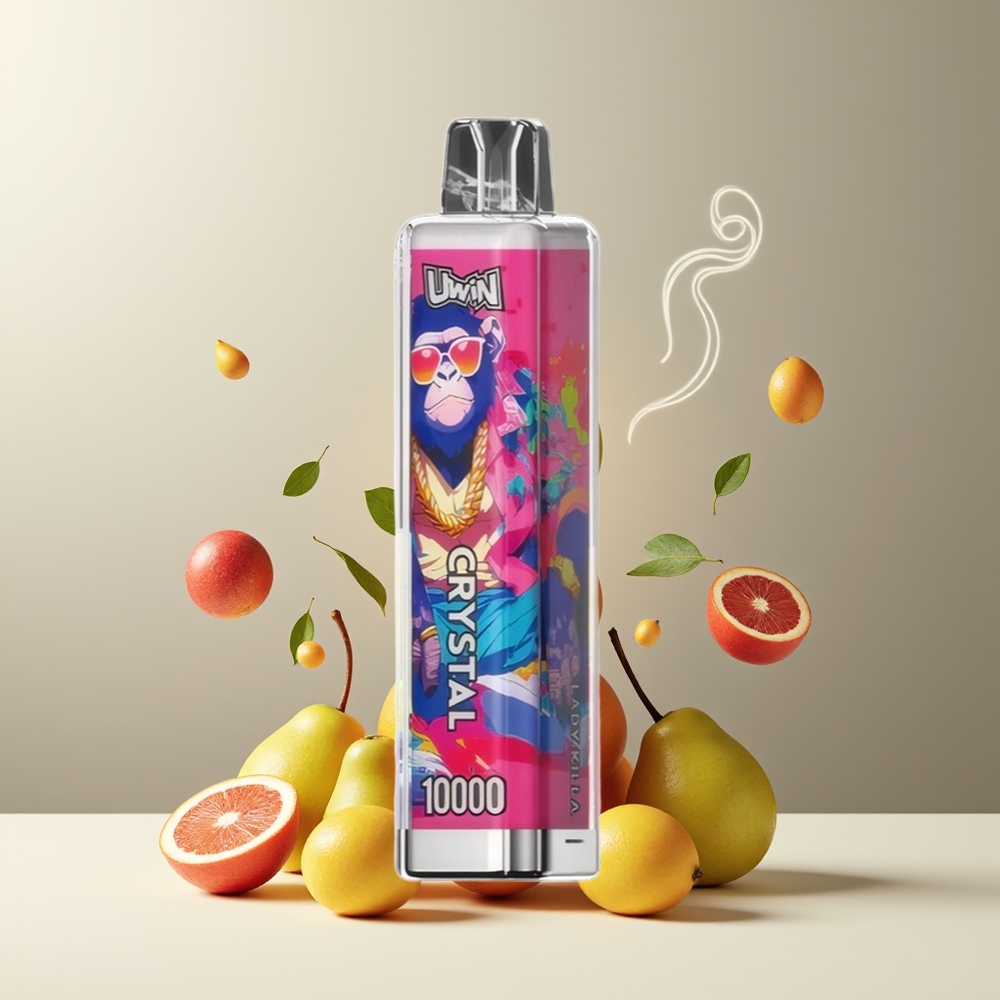 UWIN Crystal 10000 Puffs 18ml 650mAh Type-C RGB grossister Sverige Lady Killa