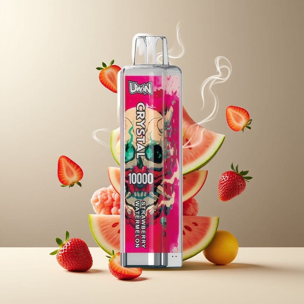 UWIN Crystal 10000 Puffs Grossister Sverige – 18ml E-Liquid 650mAh Battery Type-C Laddning RGB-belysning