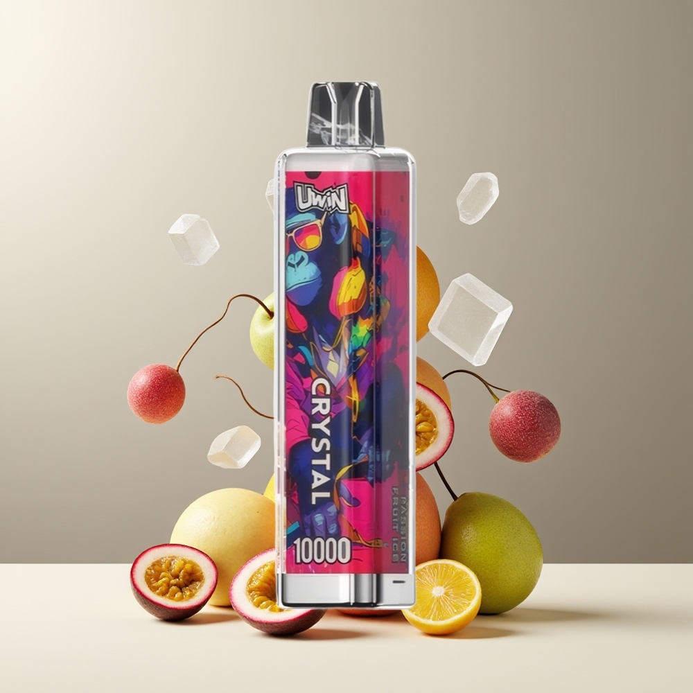 UWIN Crystal 10000 Puffs Grossister Sverige – 18ml E-Liquid 650mAh Type-C RGB-belysning