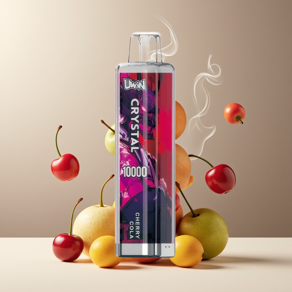 UWIN Crystal 10000 Puffs med RGB-belysning – 18ml E-Liquid 650mAh batteri Type-C-laddning – grossister Sverige