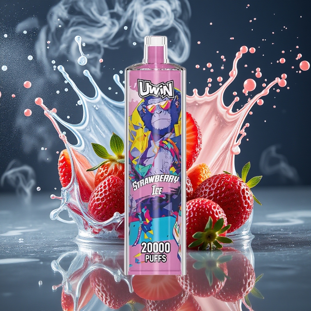 Uwin Shisha Hookah Crystal 20000 Puffs 22ml 650 mAh Type-C Mesh Coil DTL grossister Sverige