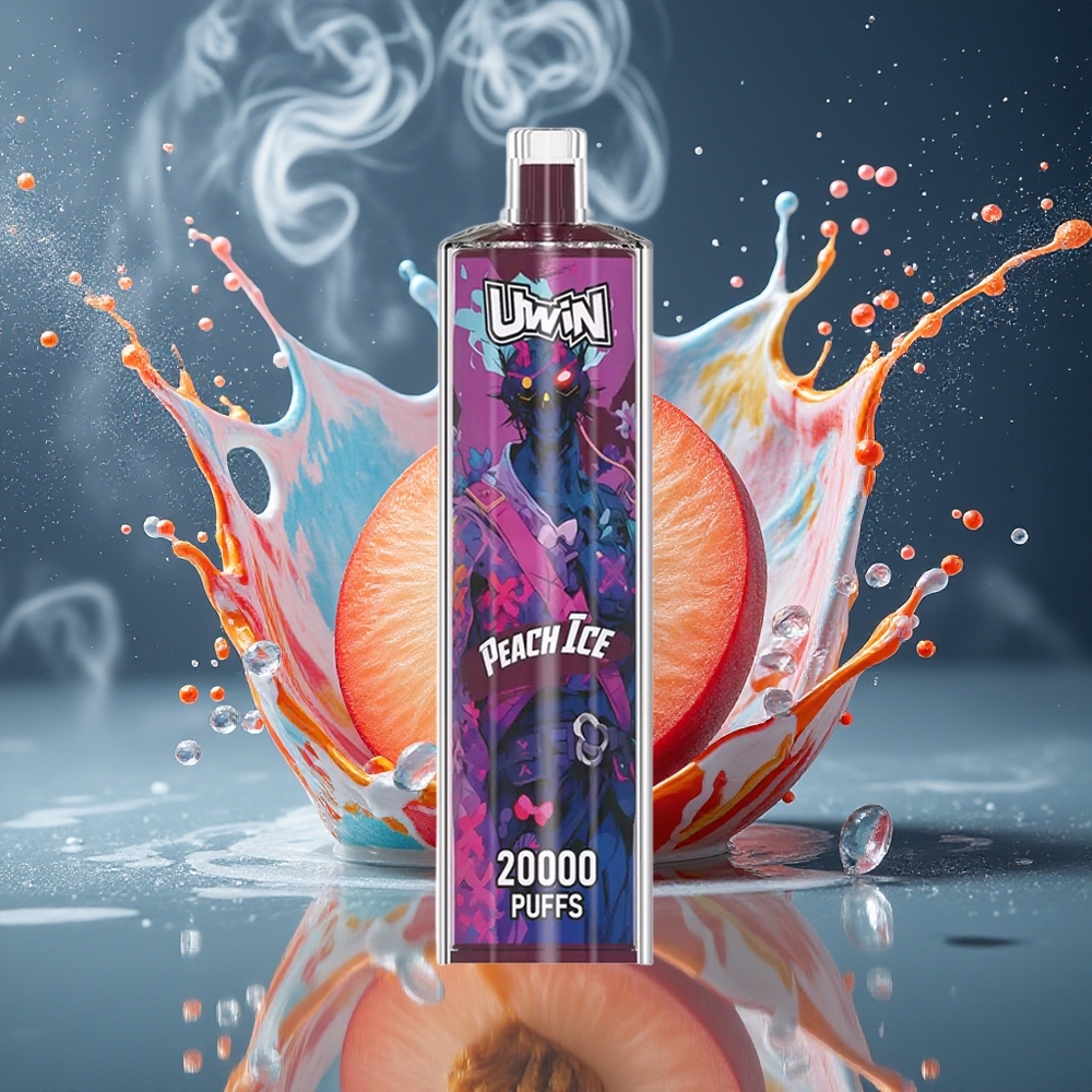 Uwin Shisha Hookah Crystal 20000 Puffs Grossister Sverige – 22ml Kapacitet 650 mAh Batteri Type-C Laddning Mesh Coil