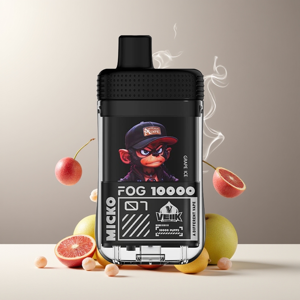 VEIIK MICKO FOG 10000 Puffs Engangs Vape 500 mAh 11 ohm Mesh Coil Type-C grossister Sverige