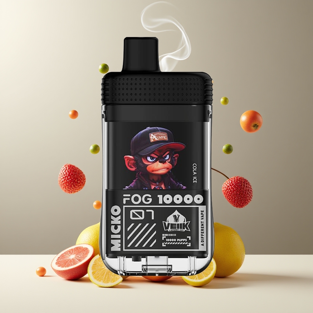 VEIIK MICKO FOG 10000 Puffs Engangs Vape grossister Sverige – 30mg/ml Salt Nic 500 mAh Type-C