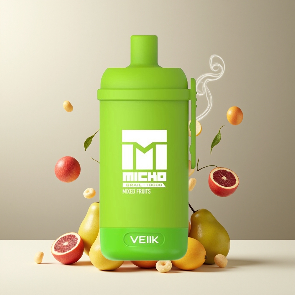 VEIIK MICKO GRAIL 10000 Puffs 10ohm Mesh Coil 600mAh grossister Sverige Engangs Vape 30mg/mL