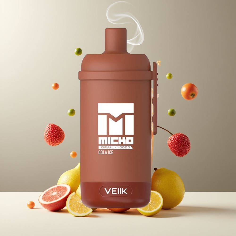 VEIIK MICKO GRAIL 10000 Puffs Engangs Vape grossister Sverige – 10ohm Mesh Coil 600mAh PC 30mg/mL