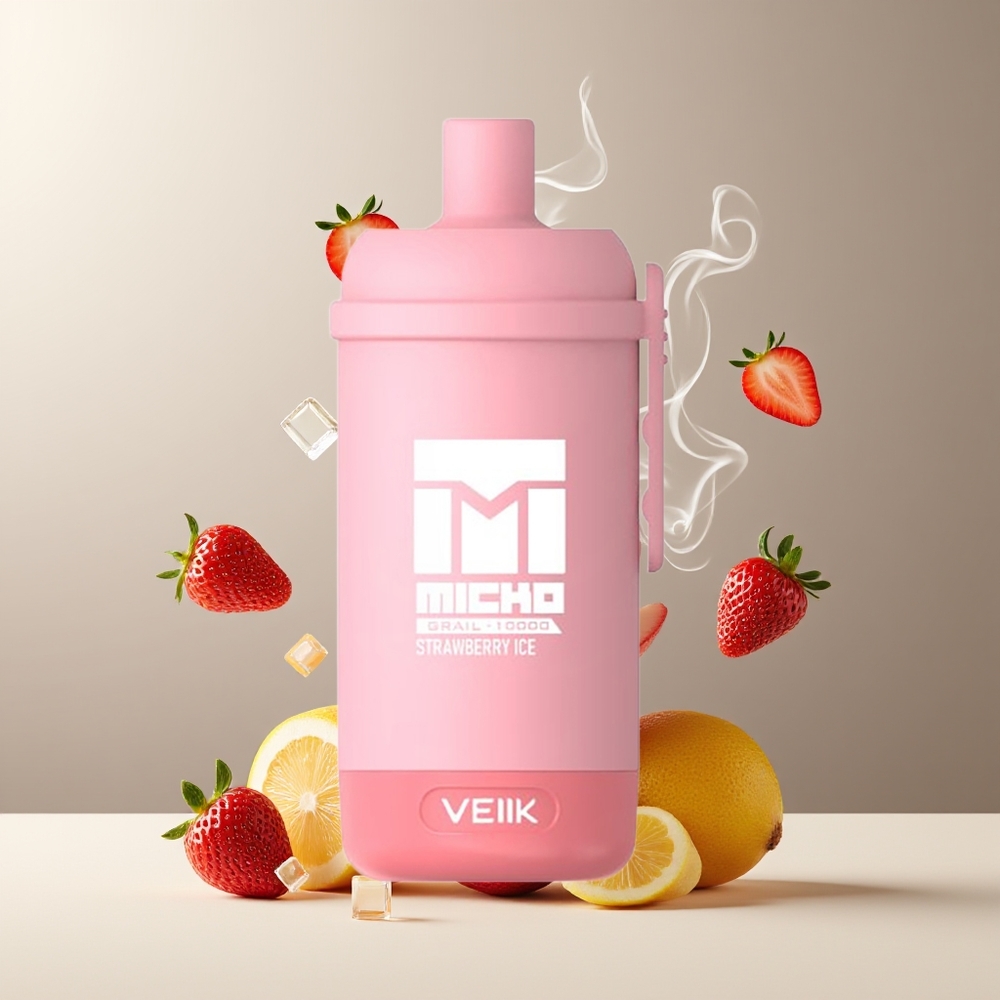 VEIIK MICKO GRAIL 10000 puffar Engangs Vape 10ohm Mesh Coil 600mAh grossister Sverige