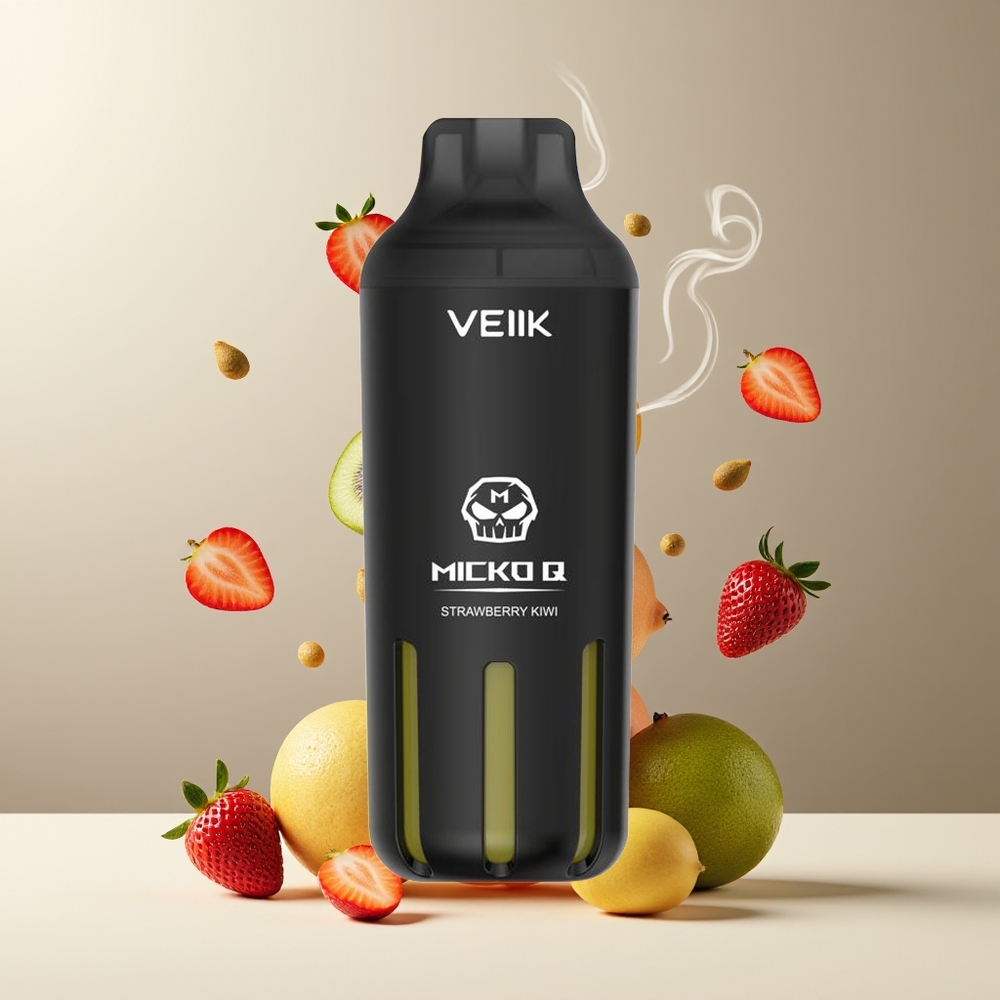 VEIIK MICKO Q 5500 Puffs 15ml 1300mAh Engangs Vape grossister Sverige Jordbær Kiwi